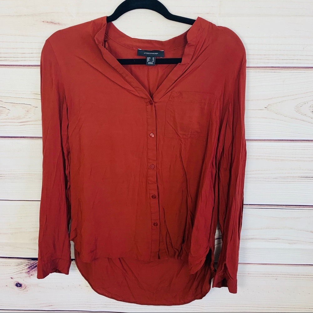 Atmosphere Rust Colored Blouse